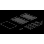 Kit de plaques terminales comfocube flex pour raccordement infrieur, y compris borniers de zehnder - ...