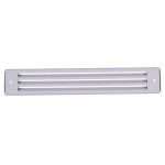 Grille de ventilation pluggit pour la solution d'embrasure d'iconvent 160 / 170
