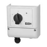 Helios sa 5 - 10 - régulateur 5 positions, 10v cc, montage en saillie - 40229 Helios sa 5 - 10 - régulateur 5 positions, 10v cc, montage en saillie - 40229