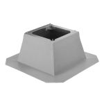 Helios fds 450 socle pour toit plat - en prv avec mécanisme rabattable - 01381 Helios fds 450 socle pour toit plat - en prv avec mécanisme rabattable - 01381