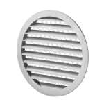 Helios fgr 250 grille de faade ? ronde dn 250 en aluminium ? 40181