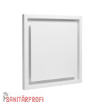 Kermi x - well diffuseur d'air de soufflage / extraction sea301 carr en mtal, blanc, dn 125 - y2403125005k ...