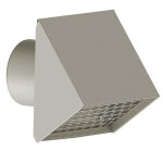 Kermi x - well grille de protection intemp�ries dn 160, aluminium, blanc ral 9016 - y2401160011k