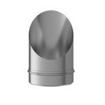 Kermi x - well raccord inclin� dn 200, acier inoxydable avec grille de protection - y2406200001k