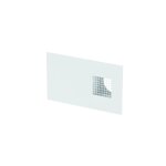 Grille murale extrieure combine comfoedge dupla dn125, prise d'air extrieur  gauche, blanc, ral 9016 ...
