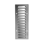 Limodor 98272 grille extérieure verticale fs - alu 275x100 en acier inoxydable Limodor 98272 grille extérieure verticale fs - alu 275x100 en acier inoxydable