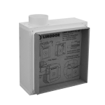 Limodor caisson d'encastrement compact - br, sortie par le haut, nw80
