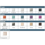 Diffuseurs d'air pour ventilation naturelle - fa�ade design colorline� - aluminium bross� - a11022172 ...