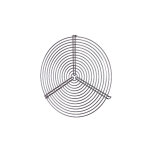 Grille de protection sgr 20 en m�tal, dn200 de maico - 0150. 0126