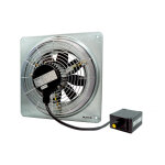 Ventilateur axial mural dzq 35 / 4 b ex t, avec platine murale, triphas, pour poussires explosives, ...