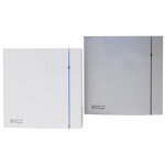 S&p silent - 300 plus design silver chz - extracteur d'air pour petites pices, hygrostat, temporisation ...