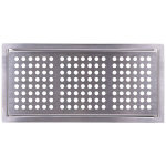 Pluggit grille de finition circulaire inox, avec cadre d'encastrement - pl129 Pluggit grille de finition circulaire inox, avec cadre d'encastrement - pl129