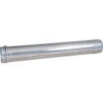 Pluggit conduit en acier inoxydable dn150, 1 000 mm acier inoxydable brillant - ltr150 - 1000eg
