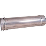 Pluggit tube en acier inoxydable brillant dn150, 460 mm - ltr150 - 460eg