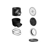 Pluggit kit d'installation sl pour gaine pluggflex sl080 - ev100