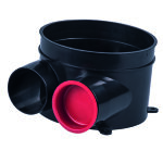 Pluggit raccord � double coude dn150 pluggflex pkr75 - evws75
