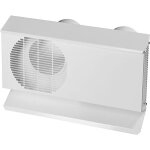 Pluggit grille de protection contre les intempries dn125 double en tle d'acier, blanche, pour asph1. ...
