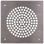 Pluggit diffuseur d'air rond inox - pl131 Pluggit diffuseur d'air rond inox - pl131
