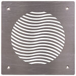 Pluggit diffuseur d'air wave en acier inoxydable - pl132 Pluggit diffuseur d'air wave en acier inoxydable - pl132