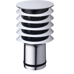 Stiebel eltron capot � lamelles pour air neuf et air vici�, acier inoxydable, dn 160 - 227923