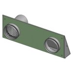 Travers�e murale ext�rieure combin�e vitoair fs