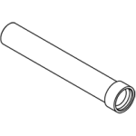 Tube avec manchon de raccordement dn180 - viessmann Tube avec manchon de raccordement dn180 - viessmann