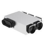 Caisson de distribution ck150 5 x dn75 comfocube avec coulisses de fixation, en acier galvanis de zehnder ...