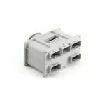 Grille en plastique dn 160 � visser pour casquette ext�rieure lad �l�gante / noire d'aereco - 230028