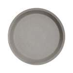 Assiette creuse gris en terre cuite 22xh1, 9cm