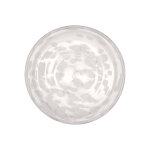 Assiette  dessert transparent en verre 15, 6xh2, 2cm