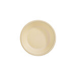 Assiette jaune en terre cuite 19xh4cm