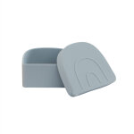Bo�te � d�jeuner bleu en silicone h5x11, 5x9, 7cm