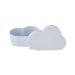 Bote  djeuner bleu en silicone h5x14x9, 6cm