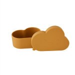 Bote  djeuner orange en silicone h5x14x9, 6cm