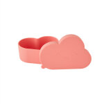 Bote  djeuner rose en silicone h5x14x9, 6cm