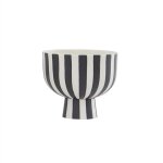 Bol blanc en grs 15xh13cm