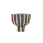 Bol bleu en gr�s �15xh13cm