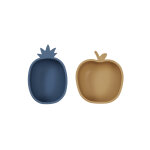 Bol bleu en silicone h4, 5x10, 5x9, 5cm