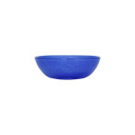 Bol bleu en verre 15xh5cm