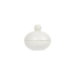 Bonbonni�re blanc en gr�s �8xh7, 2cm