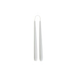 Bougies blanc en paraffine �2, 2xh28cm