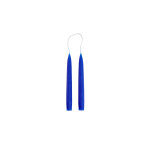 Bougies bleu en paraffine �1, 3xh12cm