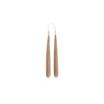 Bougies marron en paraffine Ø1, 4xh14cm Bougies marron en paraffine Ø1, 4xh14cm