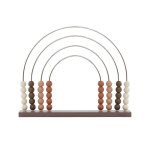 Boulier arc - en - ciel multicolore en bois et en métal h28, 5x35, 5x7, 8cm Boulier arc - en - ciel multicolore en bois et en métal h28, 5x35, 5x7, 8cm