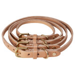 Collier marron en cuir 35x1cm Collier marron en cuir 35x1cm