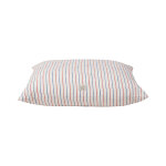 Coussin bleu en coton organique h60x74cm