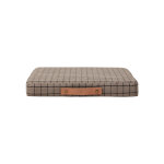Coussin gris en coton organique h6, 5x50x37 cm