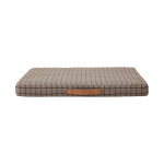 Coussin gris en coton organique h6, 5x70x54, 5 cm