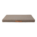Coussin gris en coton organique h6, 5x90x70 cm