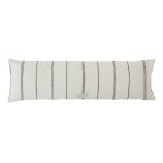 Coussin kyoto extra long blanc en coton organique h25x80cm